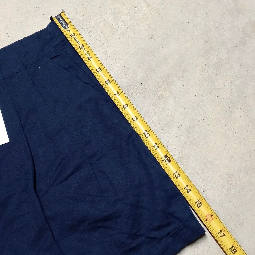 NWT Vineyard Vines 3" Skirty Shorts Womens Size 12 Navy Blue Linen Blend Pleated - Picture 8 of 9